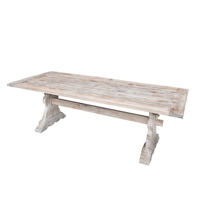 Eetkamertafel Dinertafel Whitewash Grote Houten Tafel Wit, Info@dehanzeherten.nl, De Hanze Herten BV, Landelijk, Bohemian, Vijf personen of meer