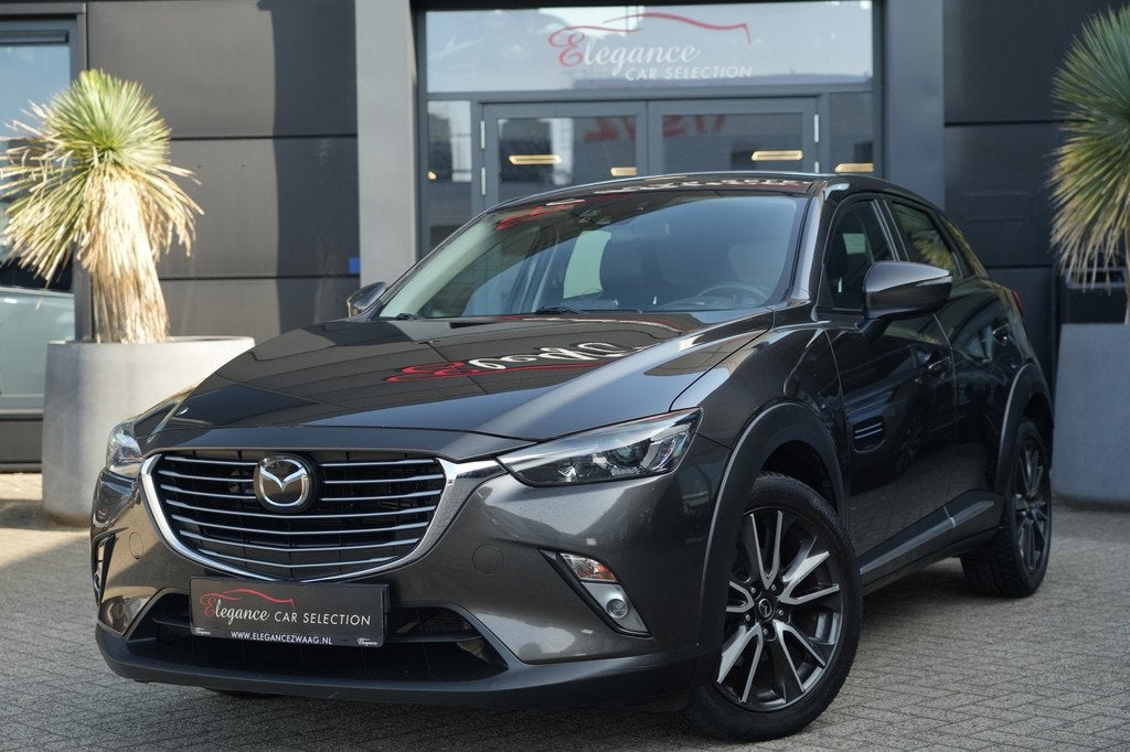 Mazda CX-3 2.0 SkyActiv-G 120 GT-M 120pk Trekhaak/Bose/Adapt, 1998 cc, 4 cilinders, Leder en Stof, Origineel Nederlands