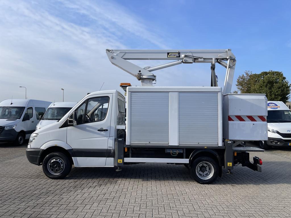 Mercedes-Benz Sprinter 513 2.2 CDI DL met Custers hoogewerke, Euro 5, Huisgarantie, 4 cilinders, Met garantie (alle)
