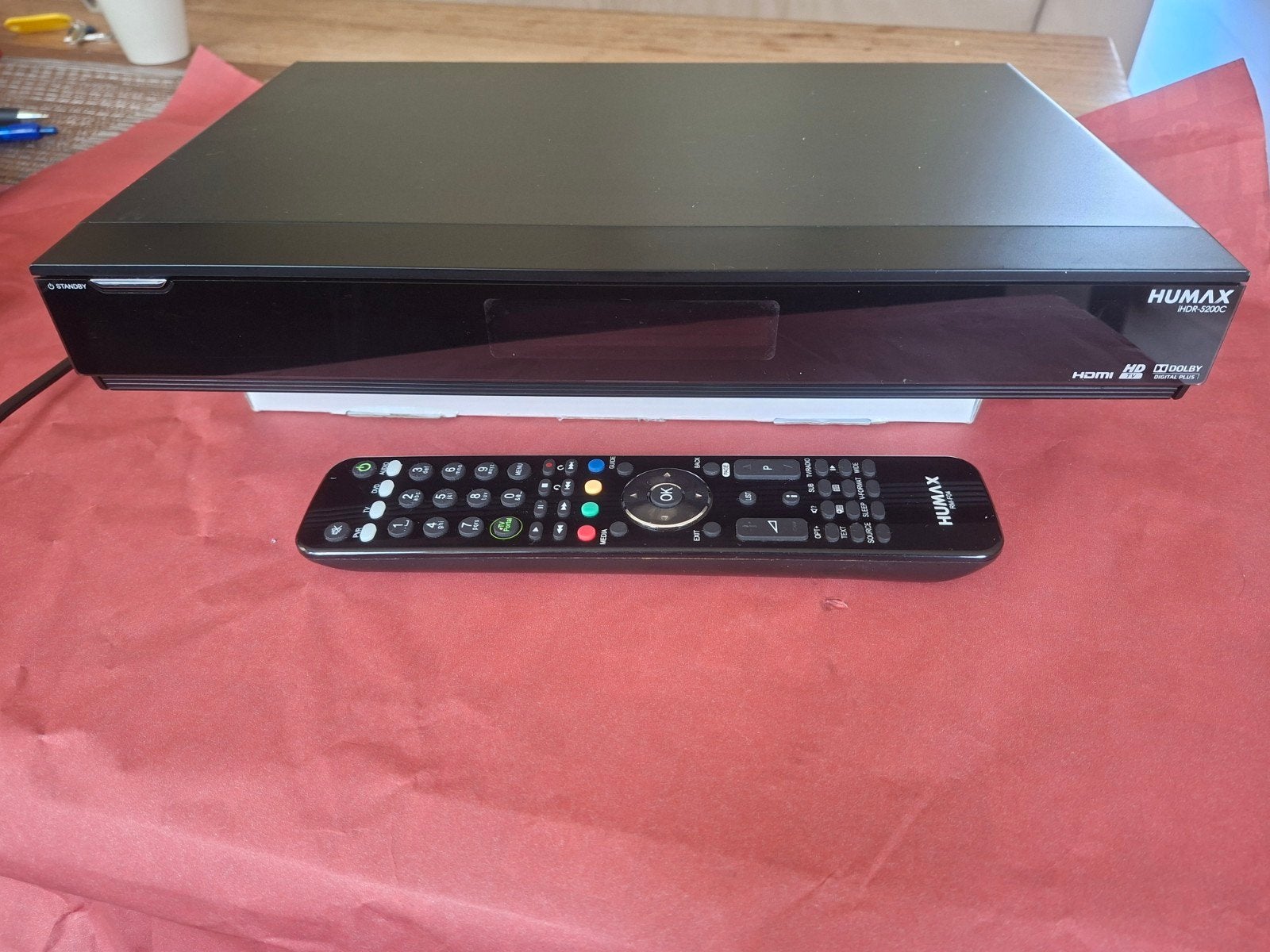 Humax iHDR-5200C Harddiskrecorder met afstandsbediening, Ophalen of Verzenden, Gebruikt, Harddiskrecorder