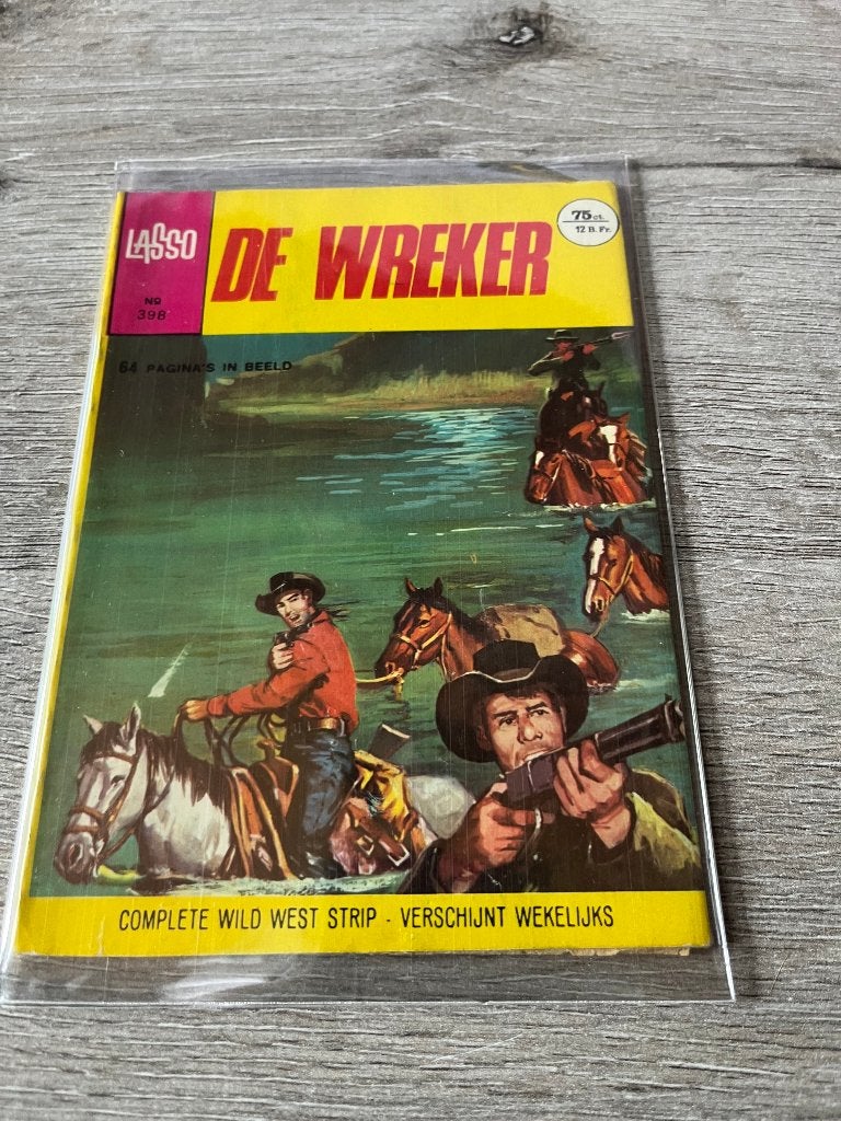 Lasso 398 De wreker, Boeken, Eén stripboek, Ophalen of Verzenden, Gelezen