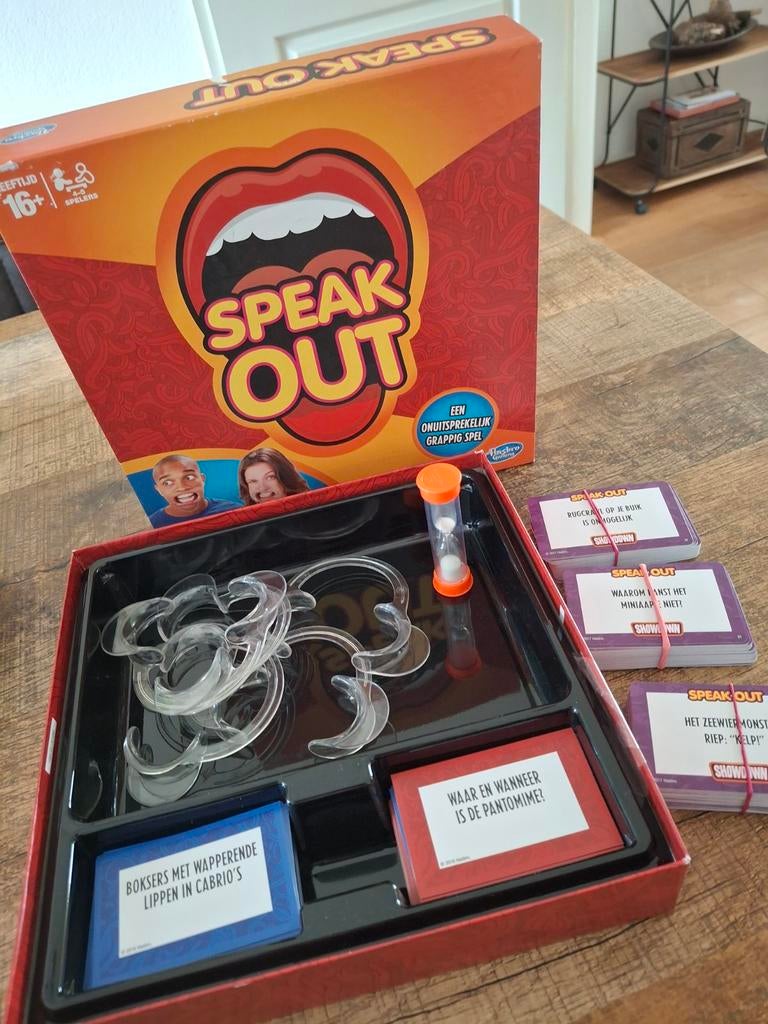 Speak out vanaf 16 jaar, Hobby en Vrije tijd, Gezelschapsspellen | Bordspellen, Ophalen of Verzenden