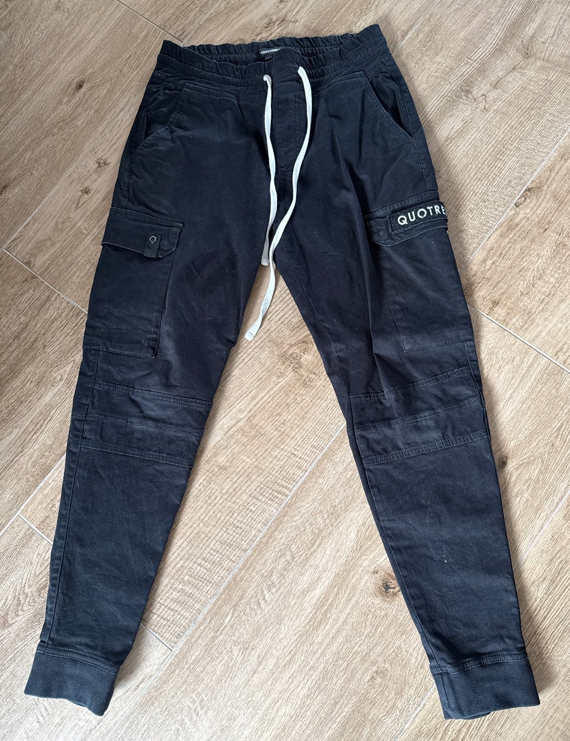 QUOTRELL Cargo Jogger - Zwart - Maat S, Ophalen of Verzenden, Zo goed als nieuw, Maat 46 (S) of kleiner, Zwart