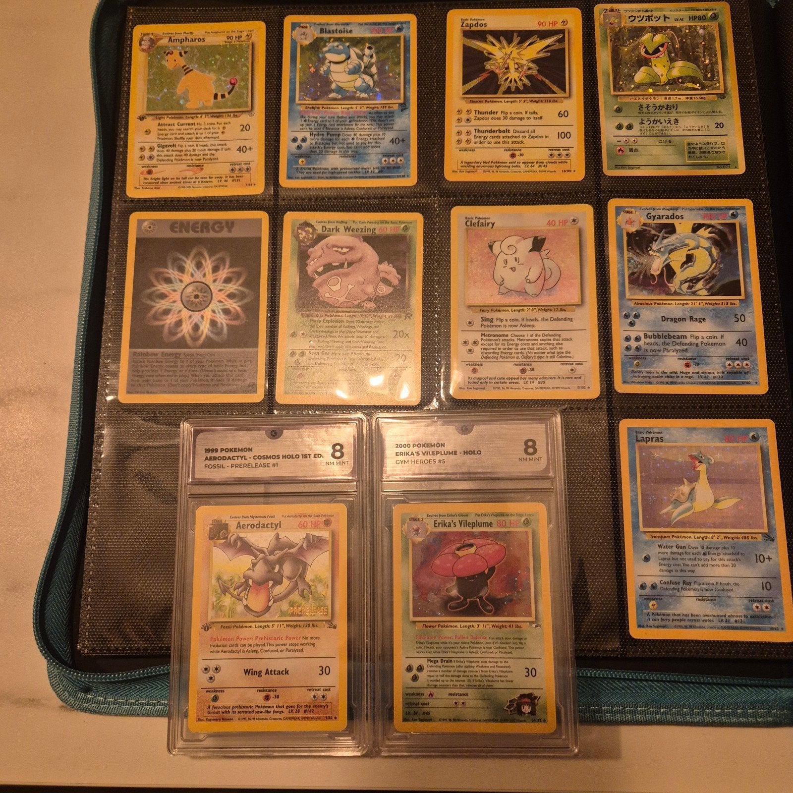 pokemon kaarten. vintage, Ophalen of Verzenden, Meerdere kaarten