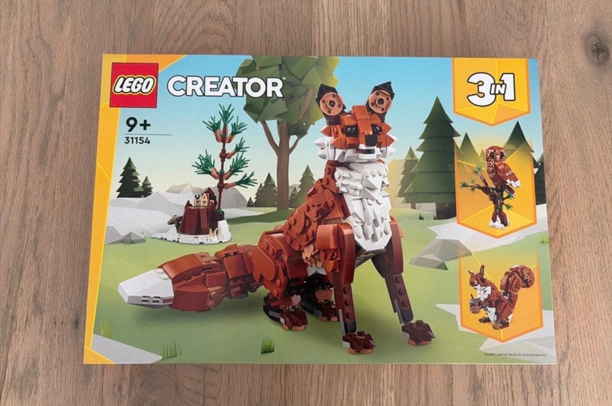 LEGO Creator 31154 - Bosdieren 3-in-1 set, Lego, Nieuw, Ophalen of Verzenden, Inclusief doos