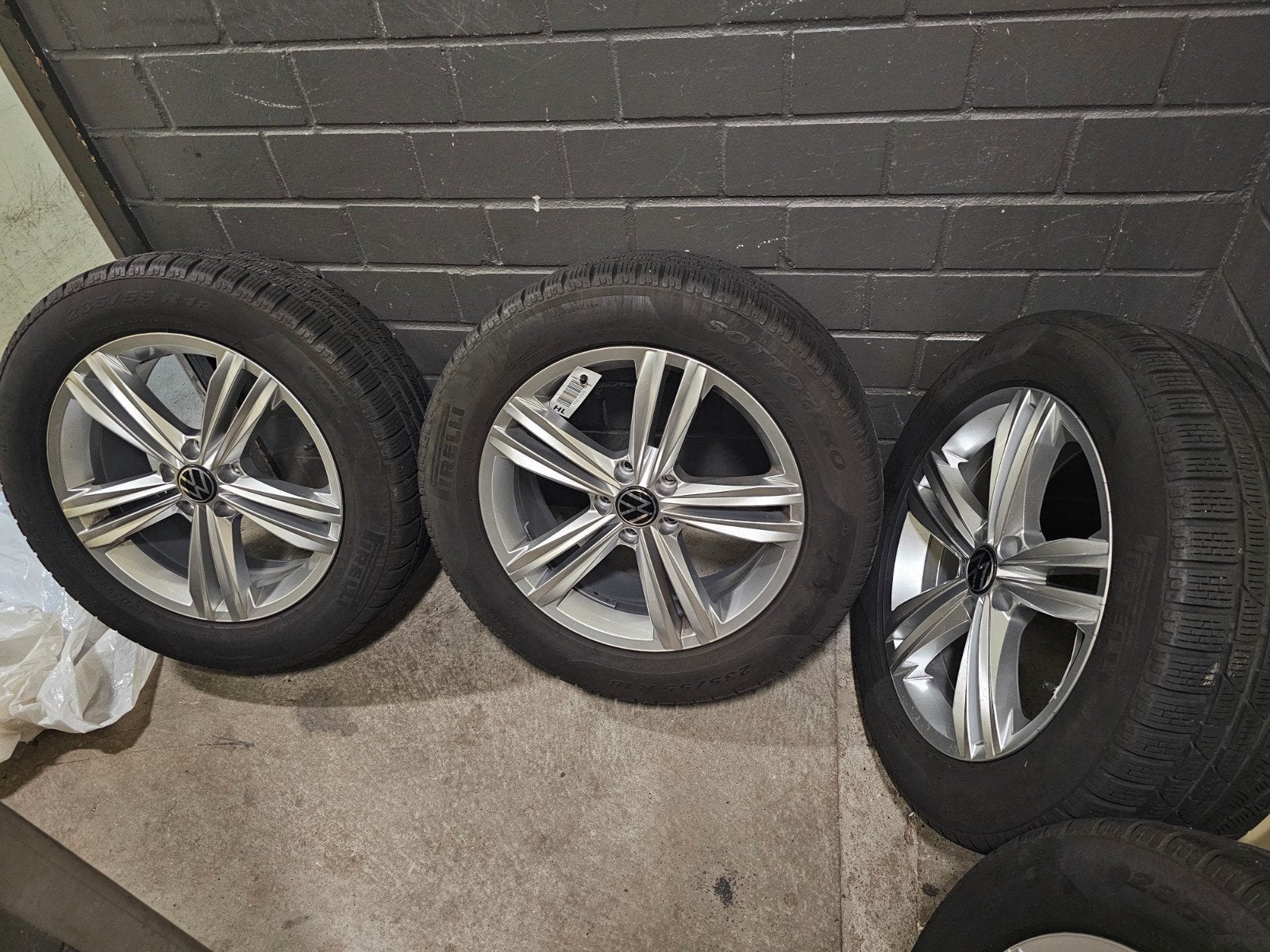 Sebring R-line velgen, Ophalen, 18 inch, Gebruikt, Banden en Velgen
