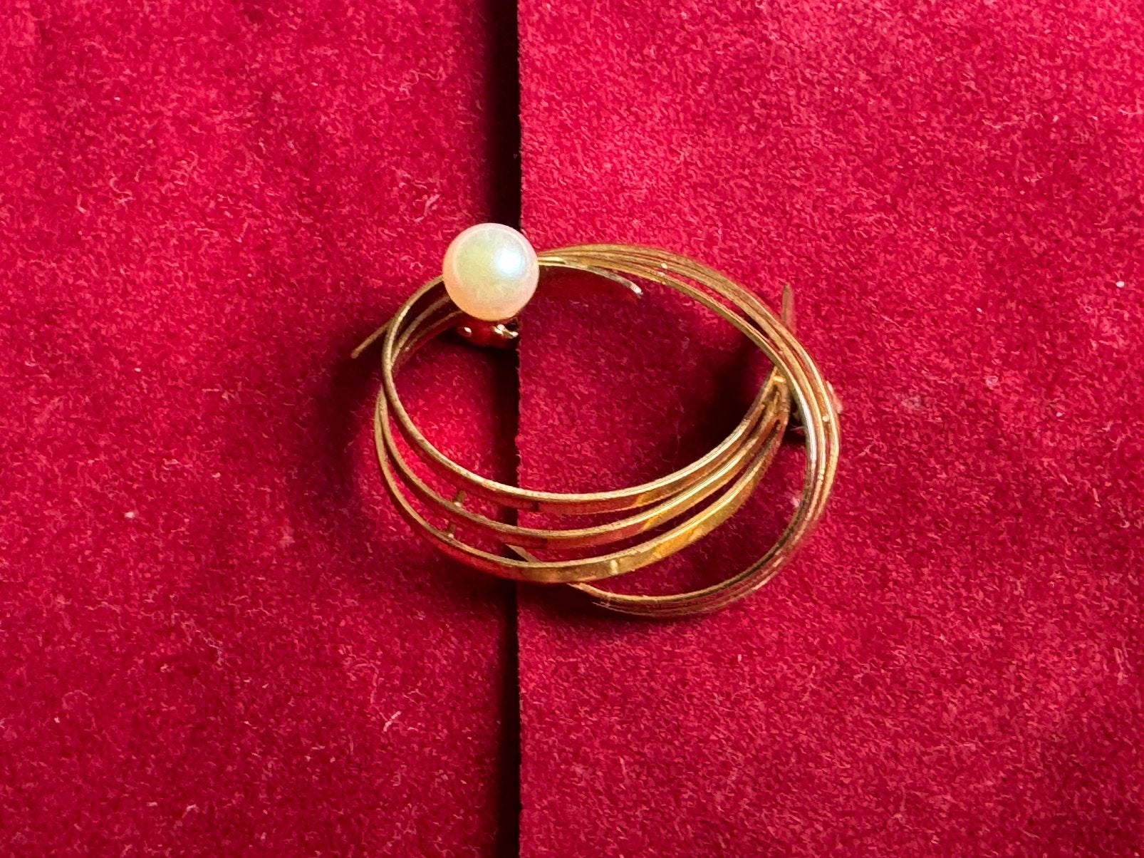 Mooi gouden Kollmar & Jourdan broche, Ophalen of Verzenden, Zo goed als nieuw, Goud