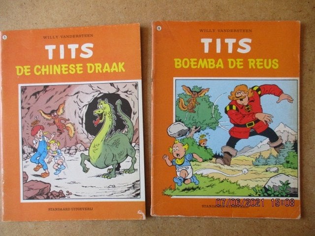 adv4112 tits, Eén stripboek, Ophalen, Gelezen