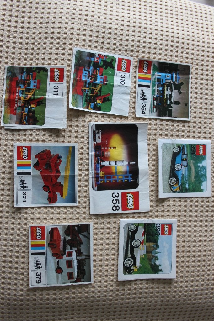 Lego instructies vintage, Gebruikt, Overige thema's, Lego, Overige typen