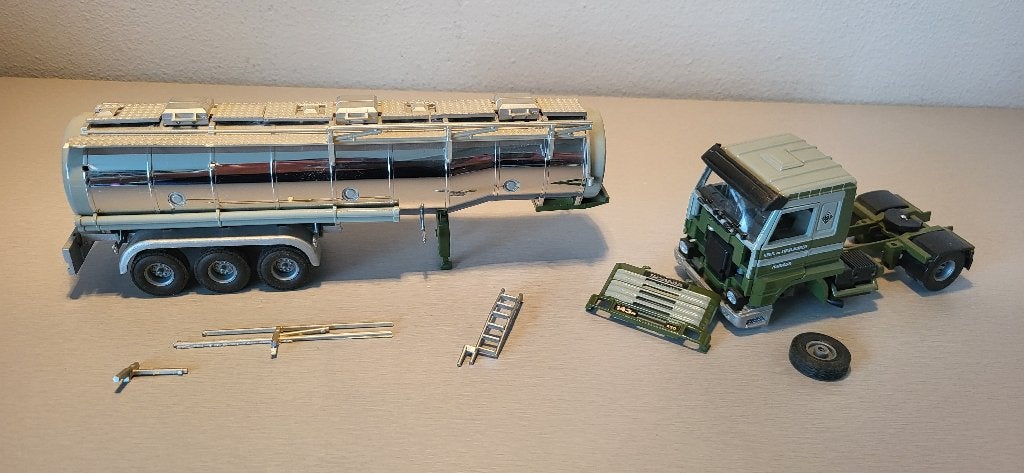 Tekno Van Staalduinen Maasdijk Tankoplegger (incompleet), Ophalen of Verzenden, Gebruikt, Bus of Vrachtwagen, Tekno