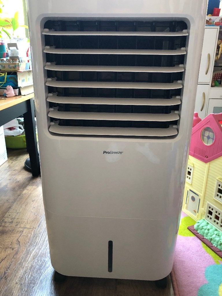 ventilator met koelelementen, Ophalen, Ventilator met afstandsbediening, Gebruikt, Overige