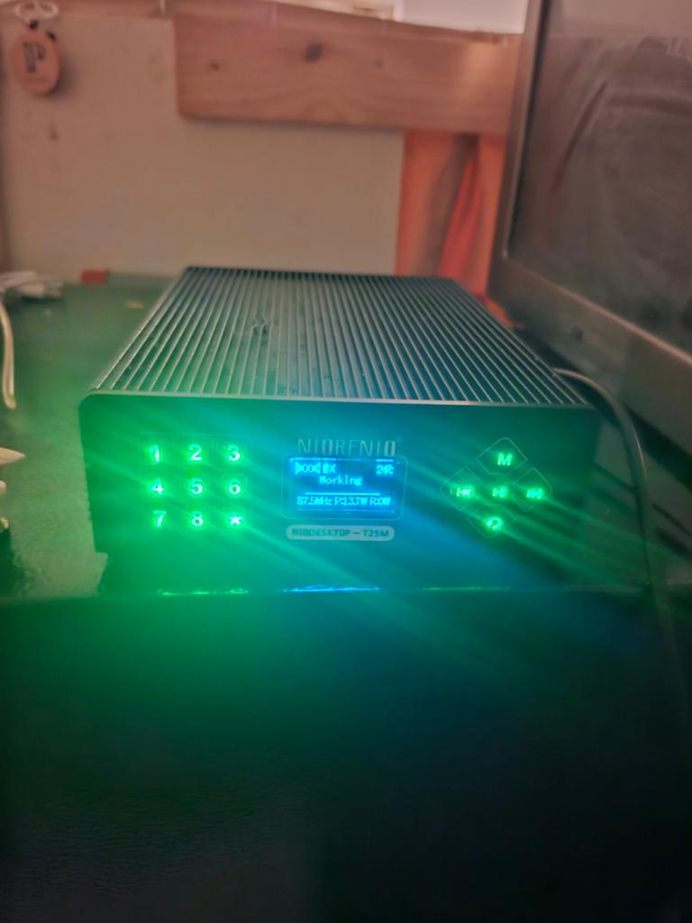 Niorfnio t25m fm zender, Ophalen of Verzenden, Zo goed als nieuw, Zender