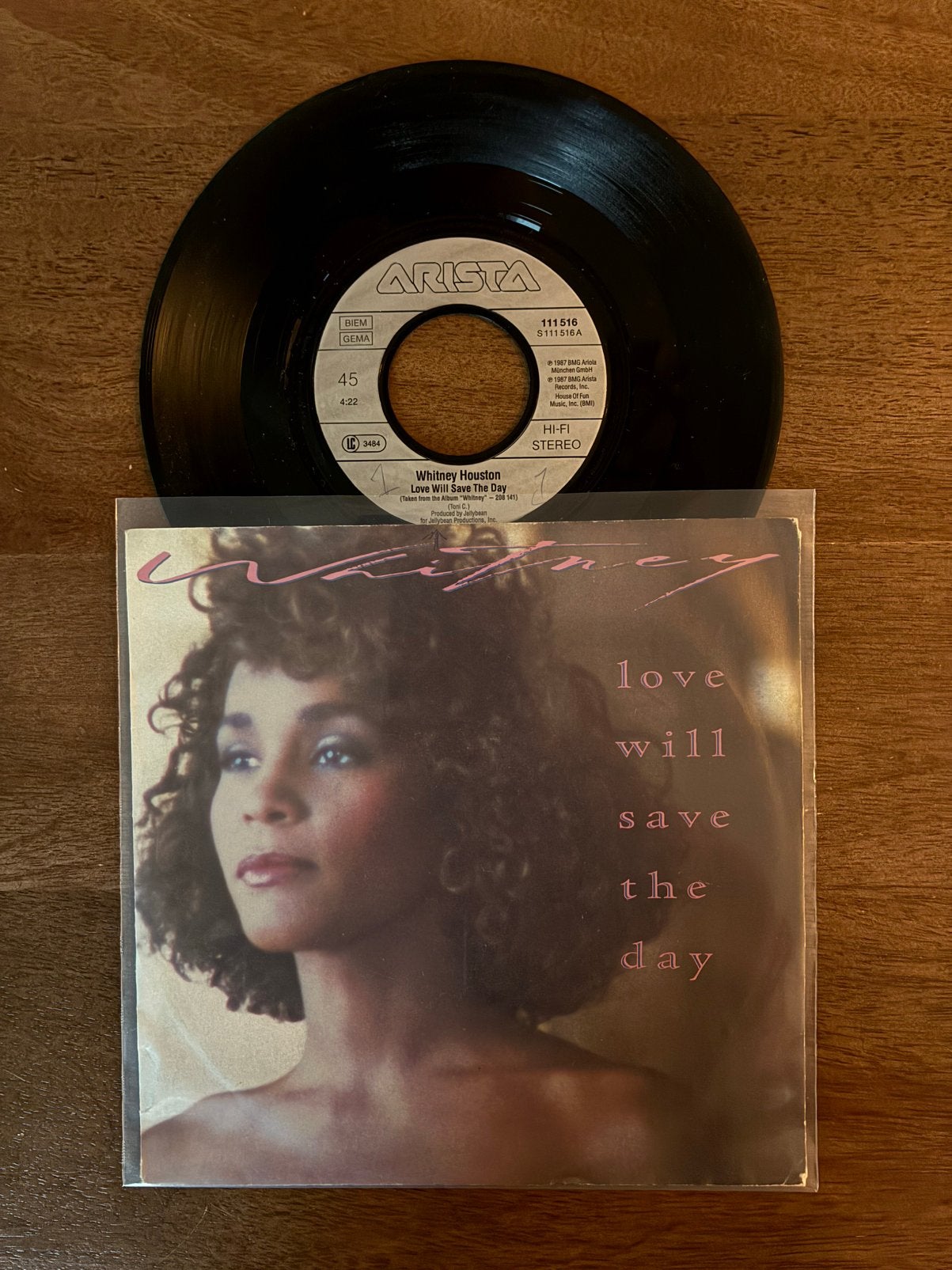 Whitney Houston - Love will save the day, Ophalen of Verzenden, 7 inch