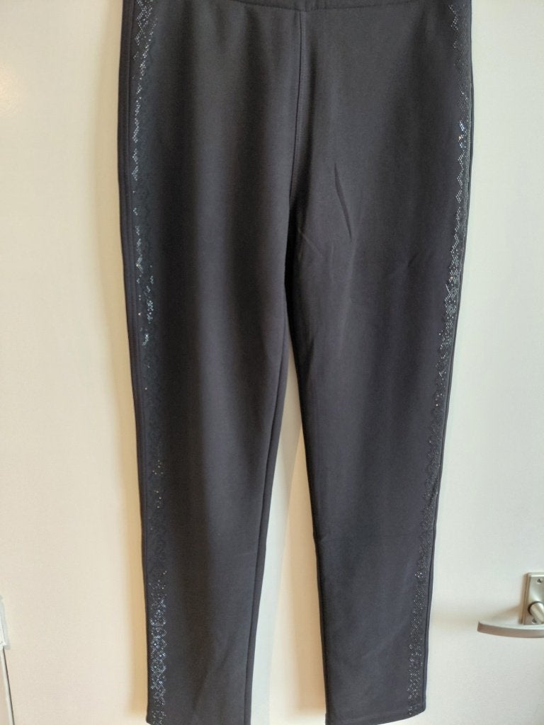 Legging L sierrand zwart glitter, Ophalen, Zwart, Maat 42/44 (L), Zo goed als nieuw