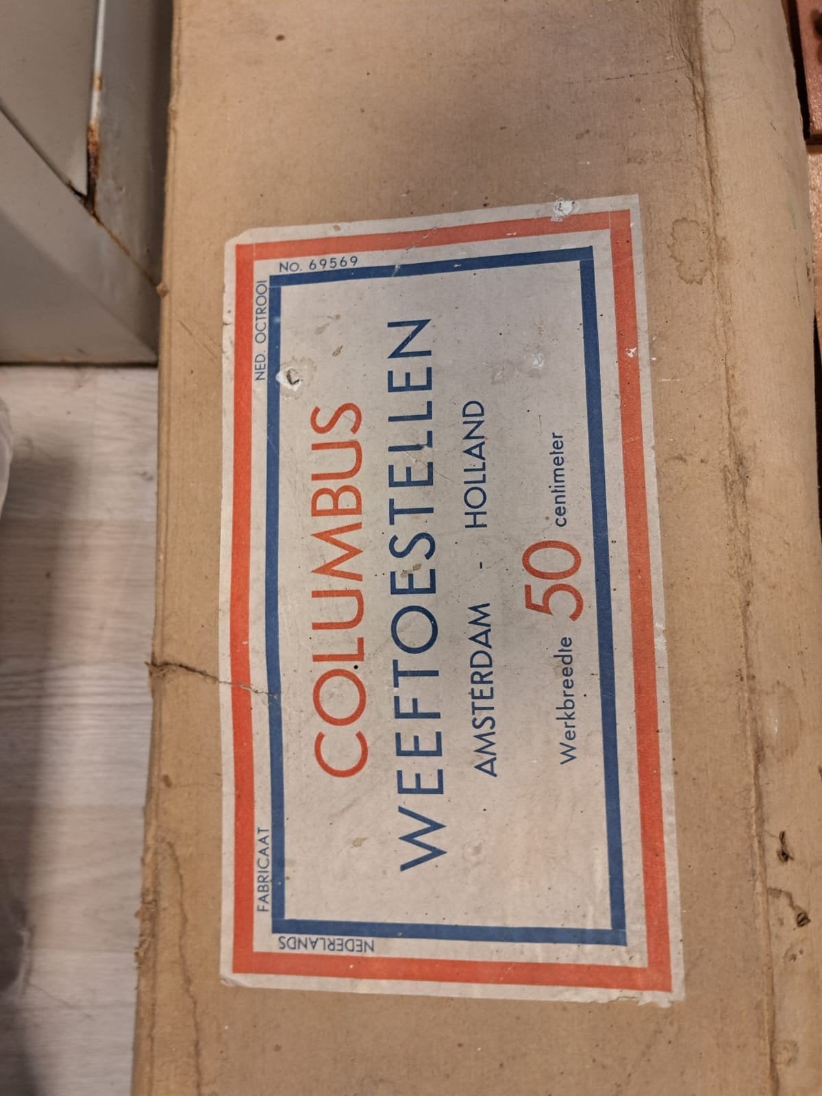 Columbus Weeftoestellen - Vintage Weefgetouw Set, Gebruikt, Amsterdam (Holland), Overige typen, Ophalen of Verzenden