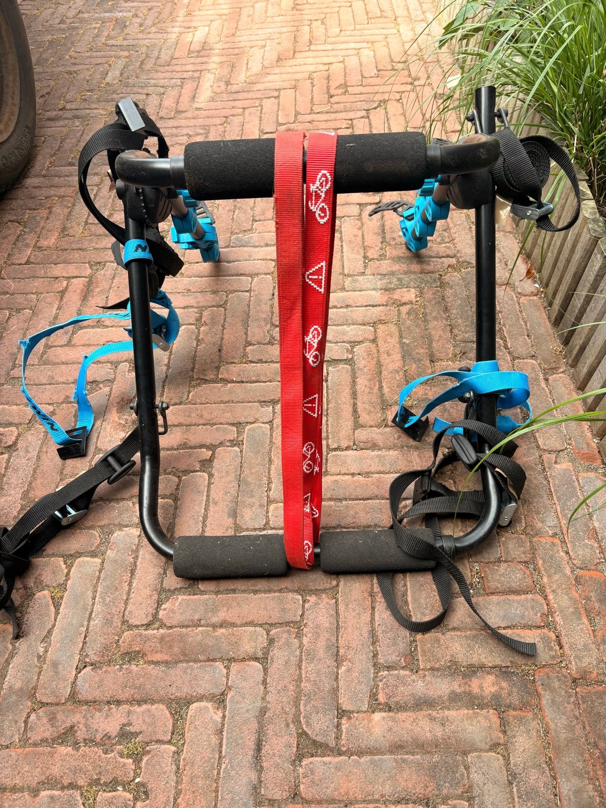 Fietsendrager voor 3 fietsen - Achterklepdrager, Ophalen, 2 fietsen, Gebruikt, Achterklepdrager