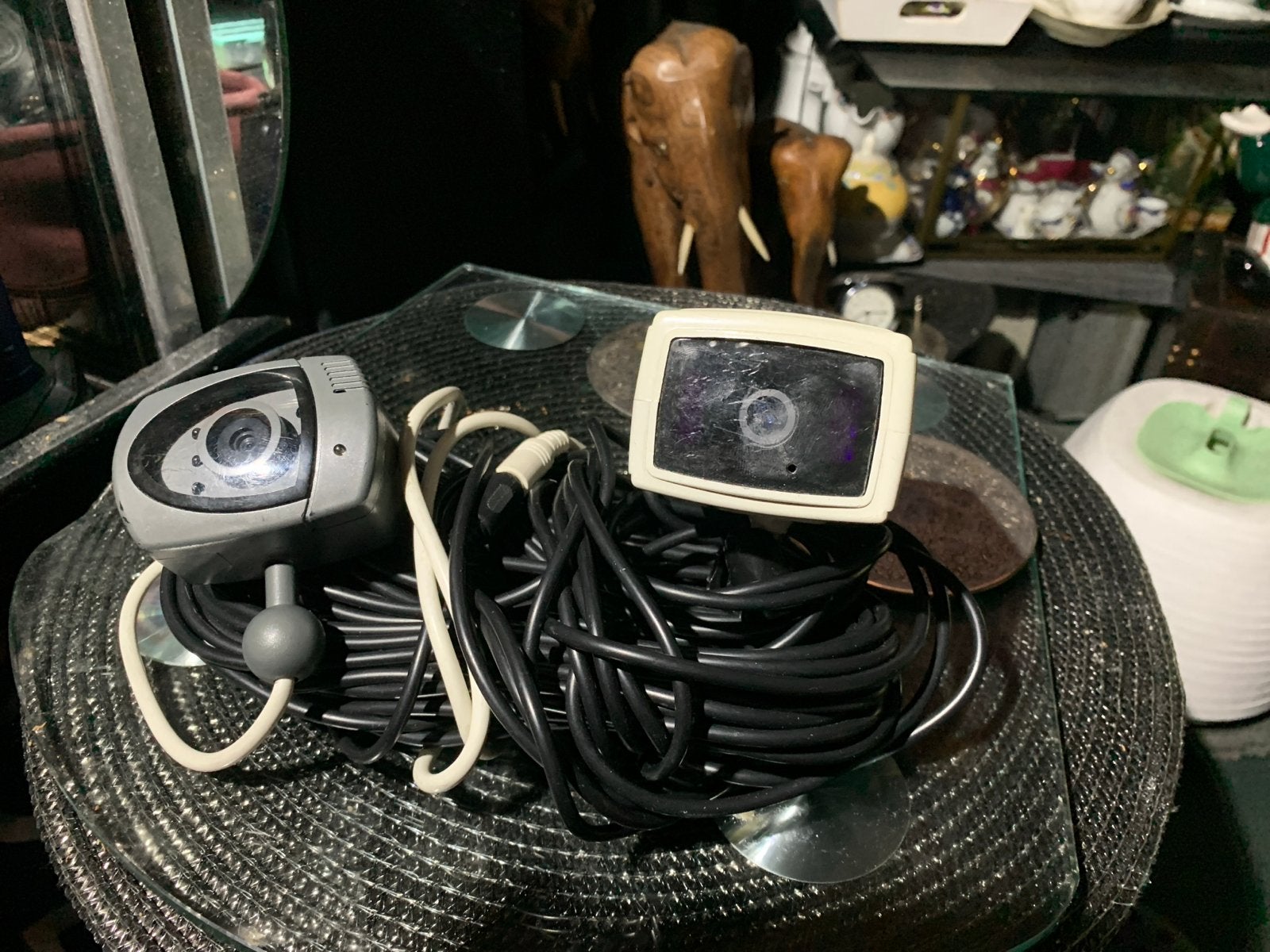Alecto Solid State Video Camera Set - 2 stuks  cables incl, Ophalen of Verzenden, Gebruikt, Binnencamera