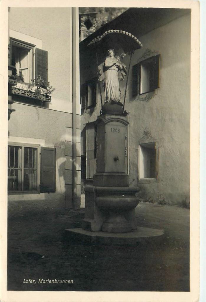 701-425-025 Lofer Marienbrunnen, Verzamelen, Verzenden, Voor 1920, Oostenrijk