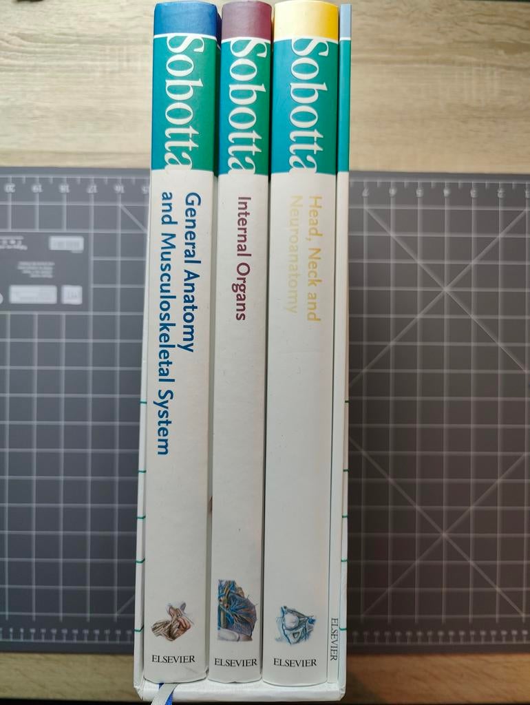 Sobotta Anatomie Atlas - Complete Serie (3 delen), Sobotta, Ophalen of Verzenden, Beta, WO