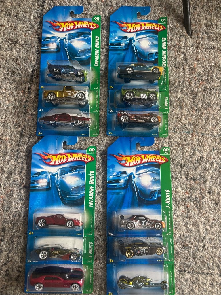 Hot wheels alle 2007 super treasure hunts, Ophalen of Verzenden, Zo goed als nieuw