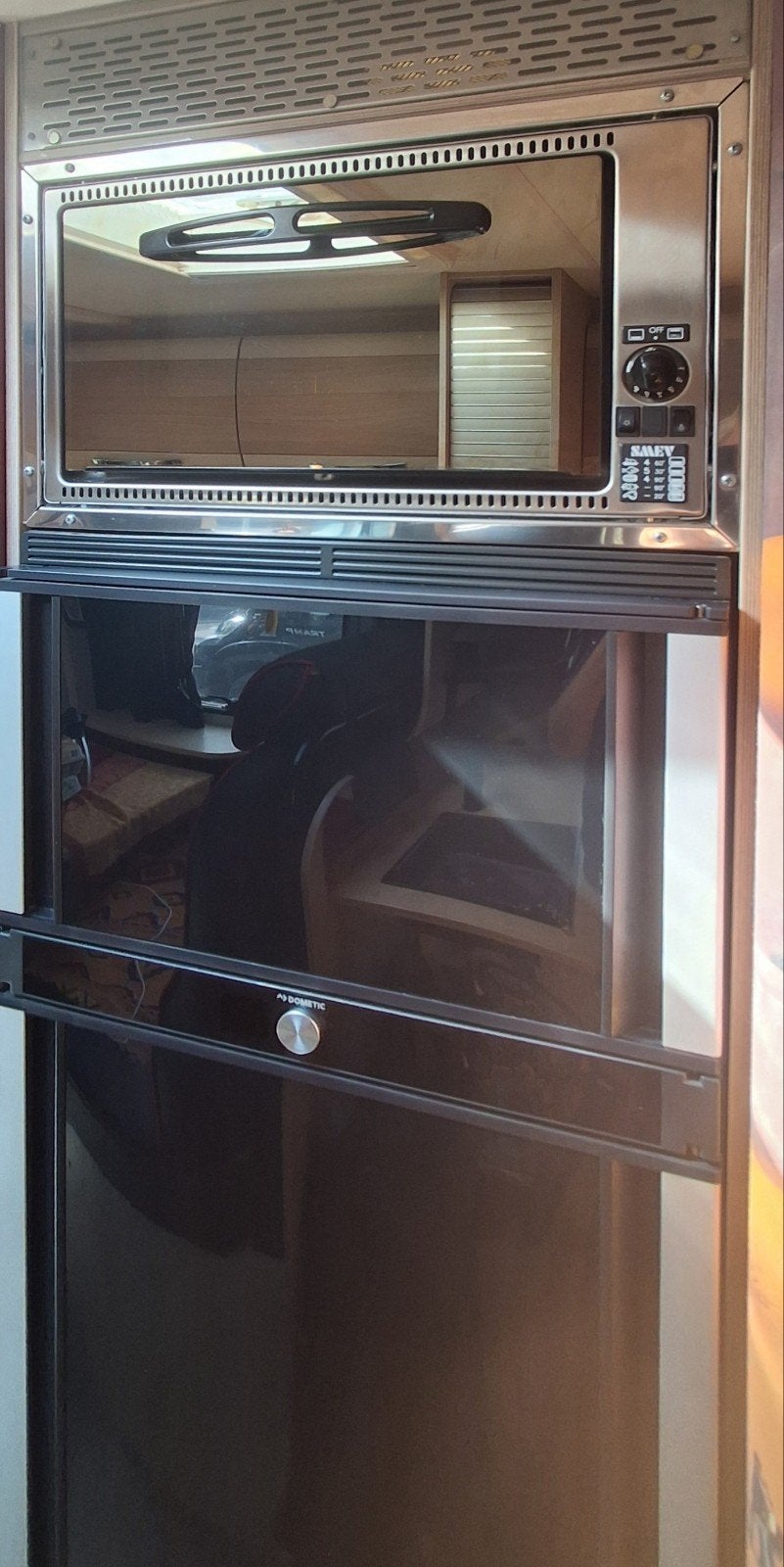 ​SMEV (Dometic) Inbouw Gasoven met Grill + Piëzo, Ophalen, Zo goed als nieuw