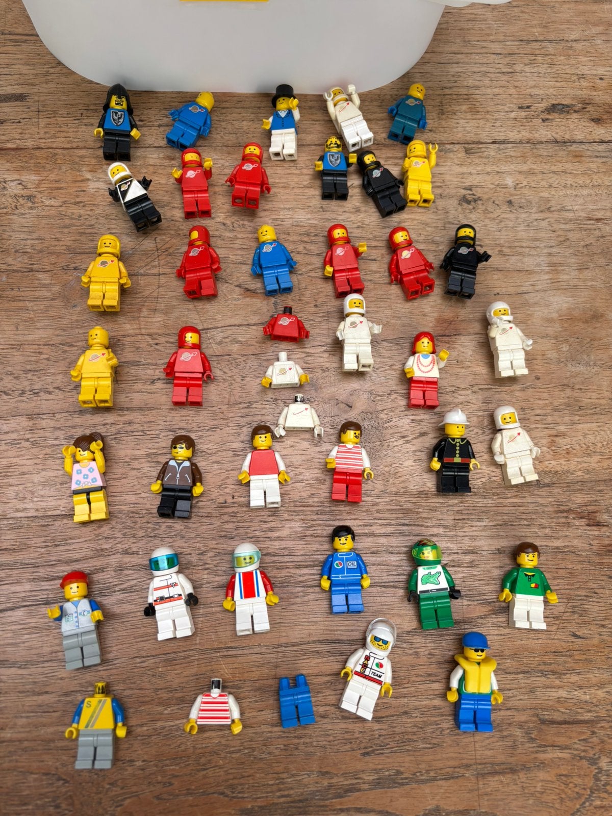 Oude lego poppetjes met name space ruimtevaart, Ophalen of Verzenden, Gebruikt, Lego