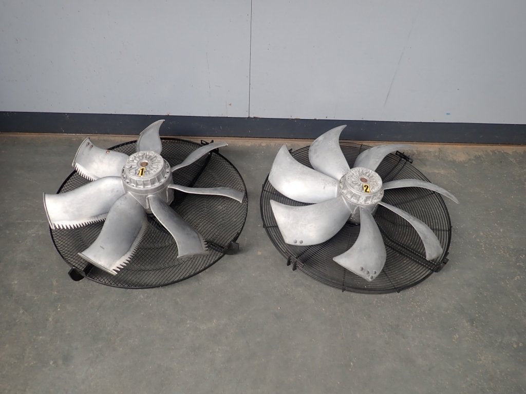2x 800mm 380V Ziehl Abegg ventilator , Axial Fan , Blower, Niet ingevuld, Gebruikt, Niet ingevuld, Ophalen of Verzenden