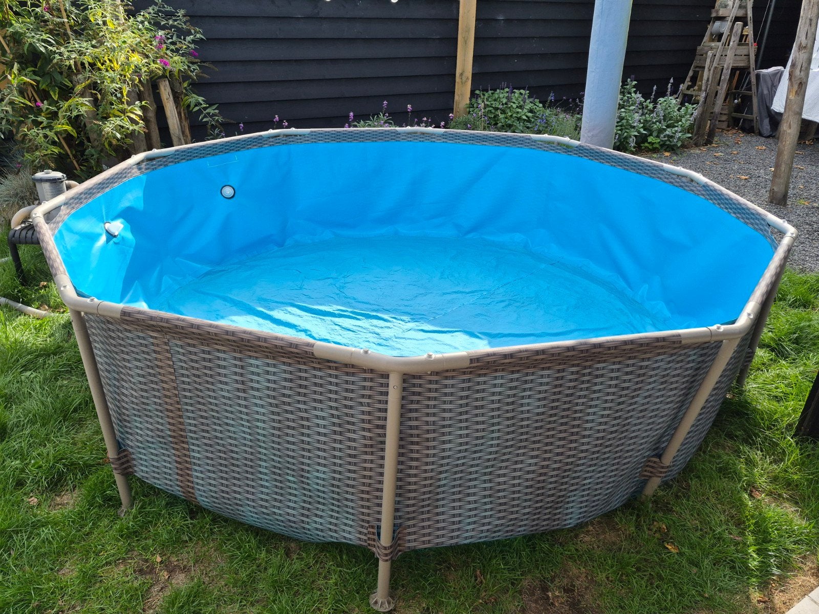 Geweldig buiten zwembad, Ophalen, Minder dan 80 cm, Rond, 300 cm of meer