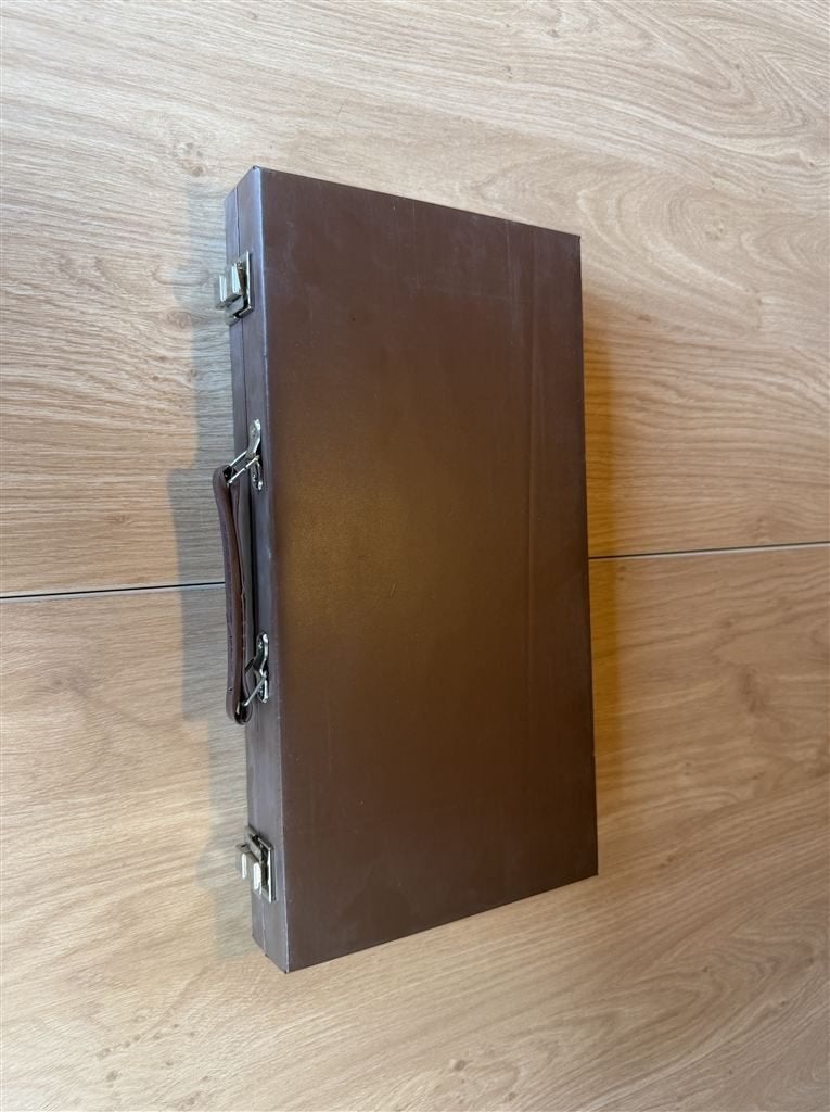 backgammon in koffer - S7270, Ophalen of Verzenden, Zo goed als nieuw