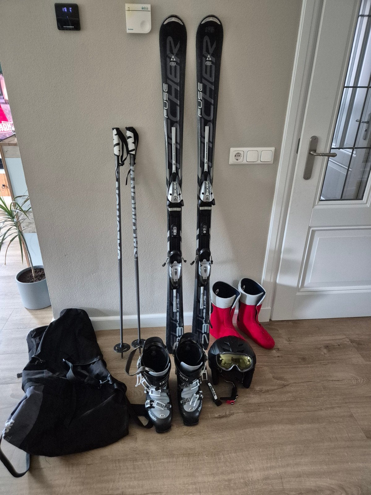Ski-uitrusting: Fischer ski's, Raichle schoenen, Sal, 160 tot 180 cm, Ophalen of Verzenden, Skiën, Ski's