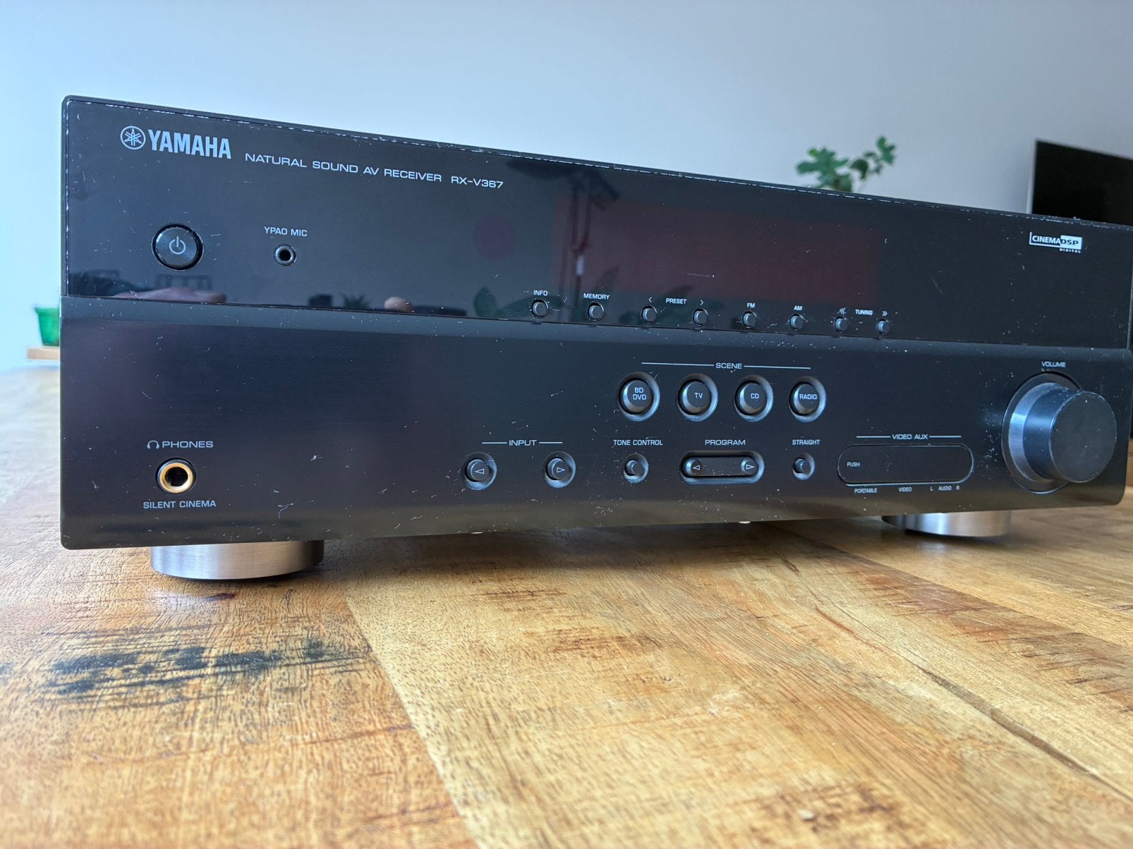 Yamaha  RX-V367 receiver, Audio, Tv en Foto, Versterkers en Receivers, Ophalen, Gebruikt, Yamaha, 120 watt of meer