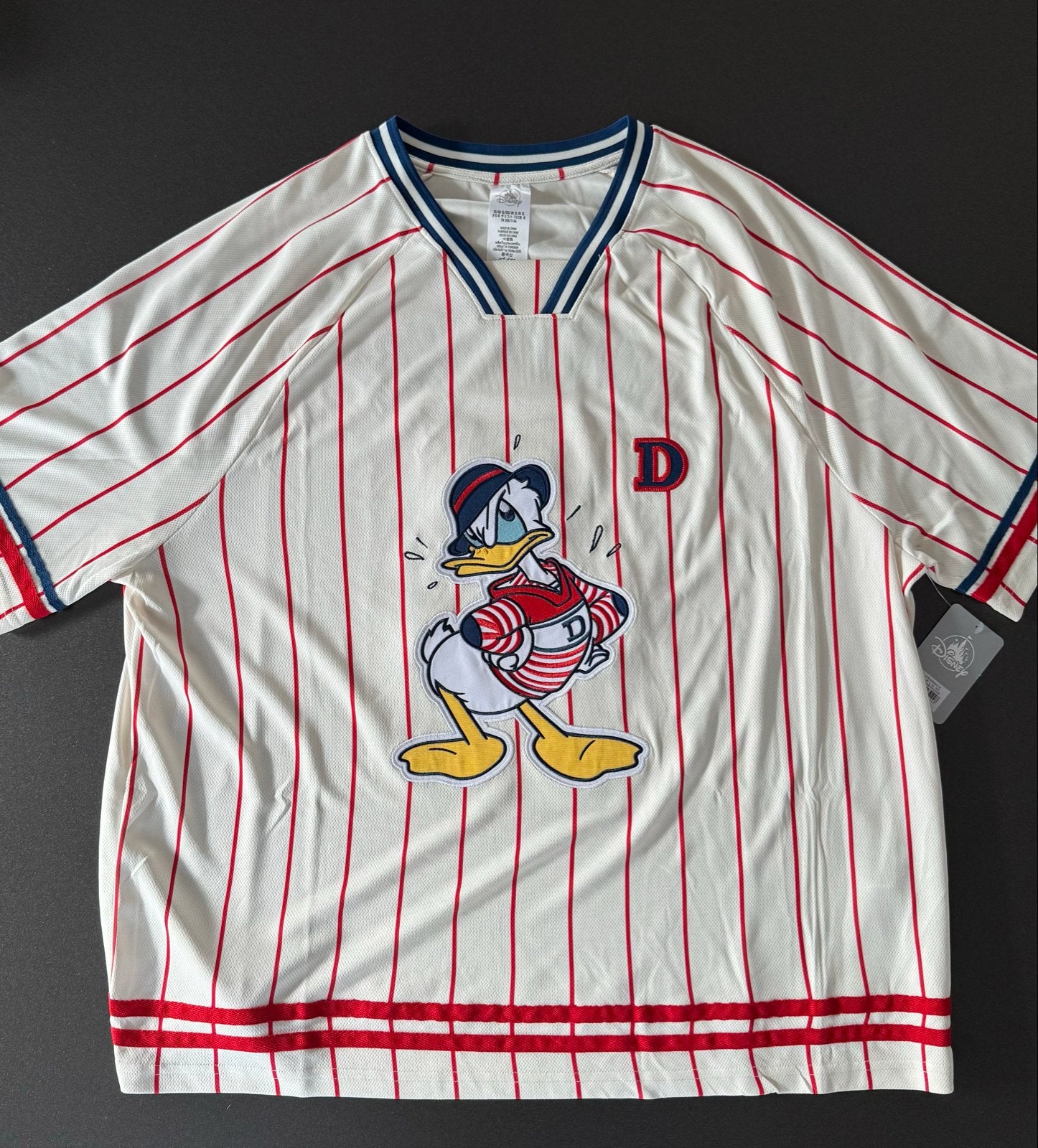 NIEUW XL Disneyland Parijs Donald Duck Honkbal Jersey 2026, Ophalen of Verzenden, Nieuw