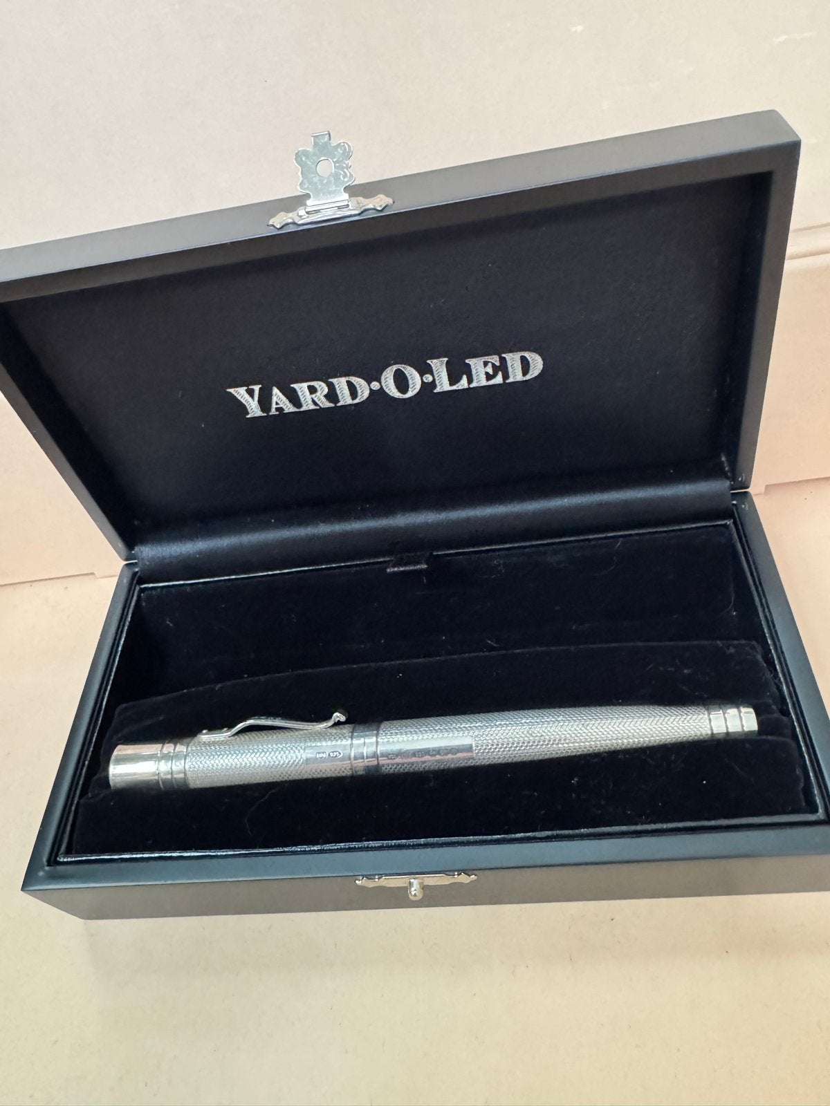 Yard O Led Grand Viceroy Vulpen Sterling Zilver, Overige merken, Met doosje, Ophalen of Verzenden, Zo goed als nieuw