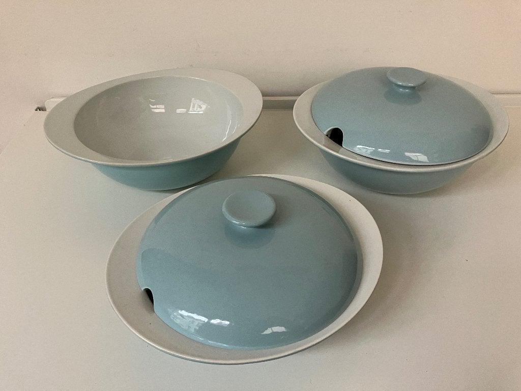 FRIS Edam Prinsessenblauw Symfonie servies Kommen Deksel, Ophalen of Verzenden