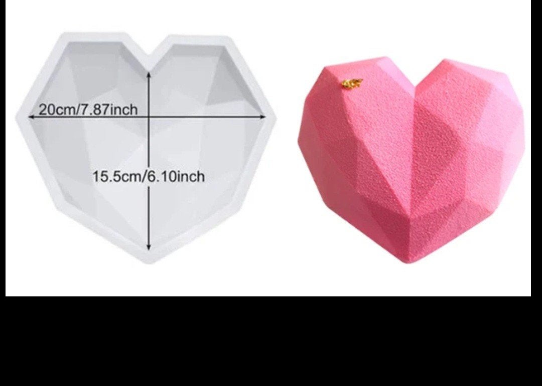 Siliconen Hartvormige Bakvorm - Geometrisch Design, Ophalen, Nieuw, Taarten, Bakvorm