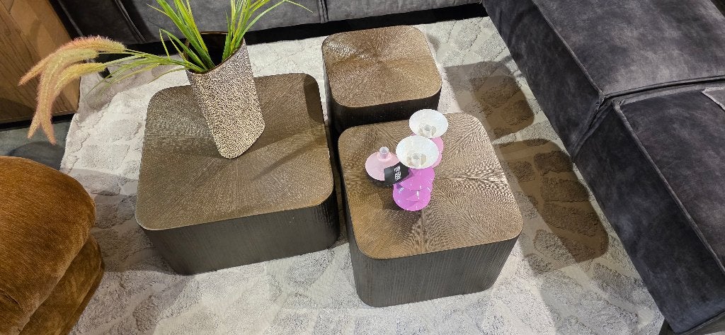 Salontafel Silva, Set van 3 stuks Showmodel Korting!, Minder dan 50 cm, Bornsestraat 31, Minder dan 50 cm, Zo goed als nieuw