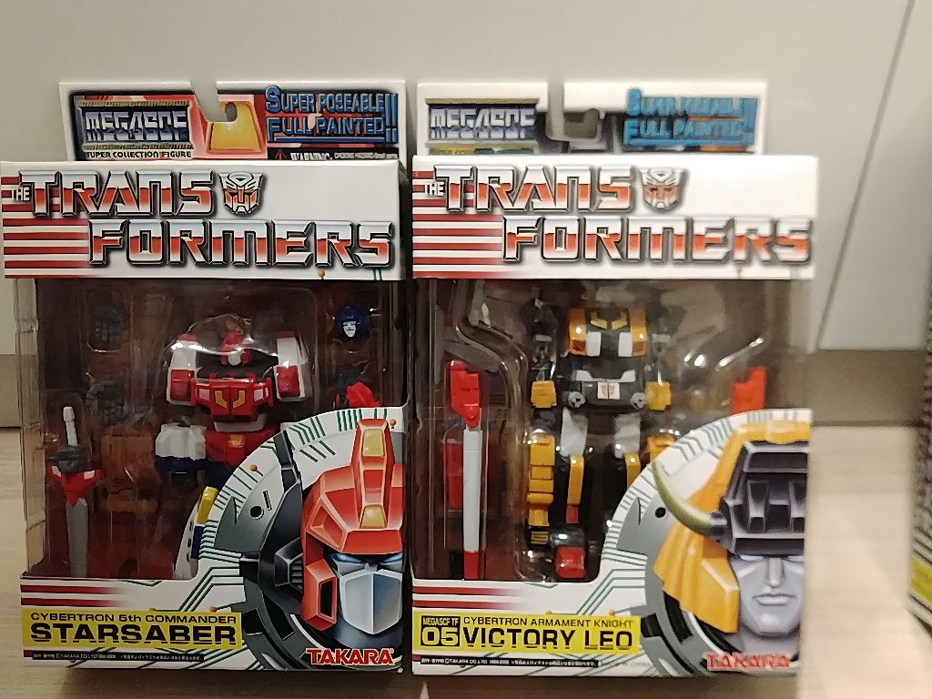 Transformers Takara MEGA SCF StarSaber & Victory Leo MISB, Verzamelen, Transformers, G1, Ophalen of Verzenden, Nieuw, Autobots