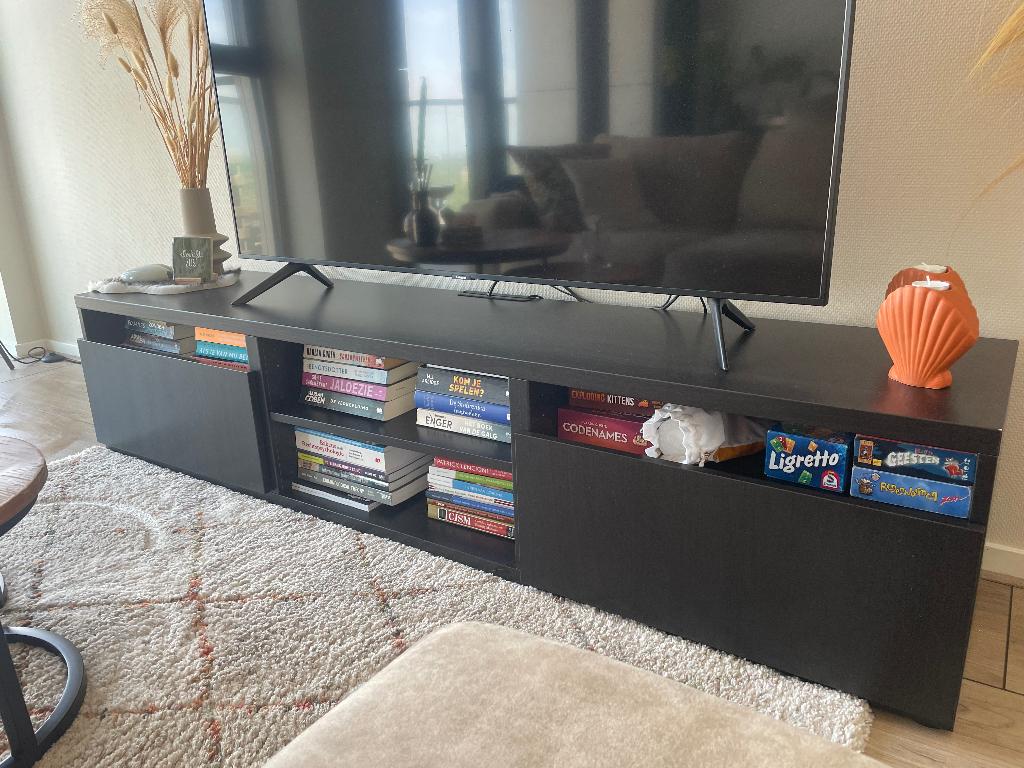 TV meubel IKEA, Ophalen, 150 tot 200 cm, Zo goed als nieuw, Minder dan 100 cm
