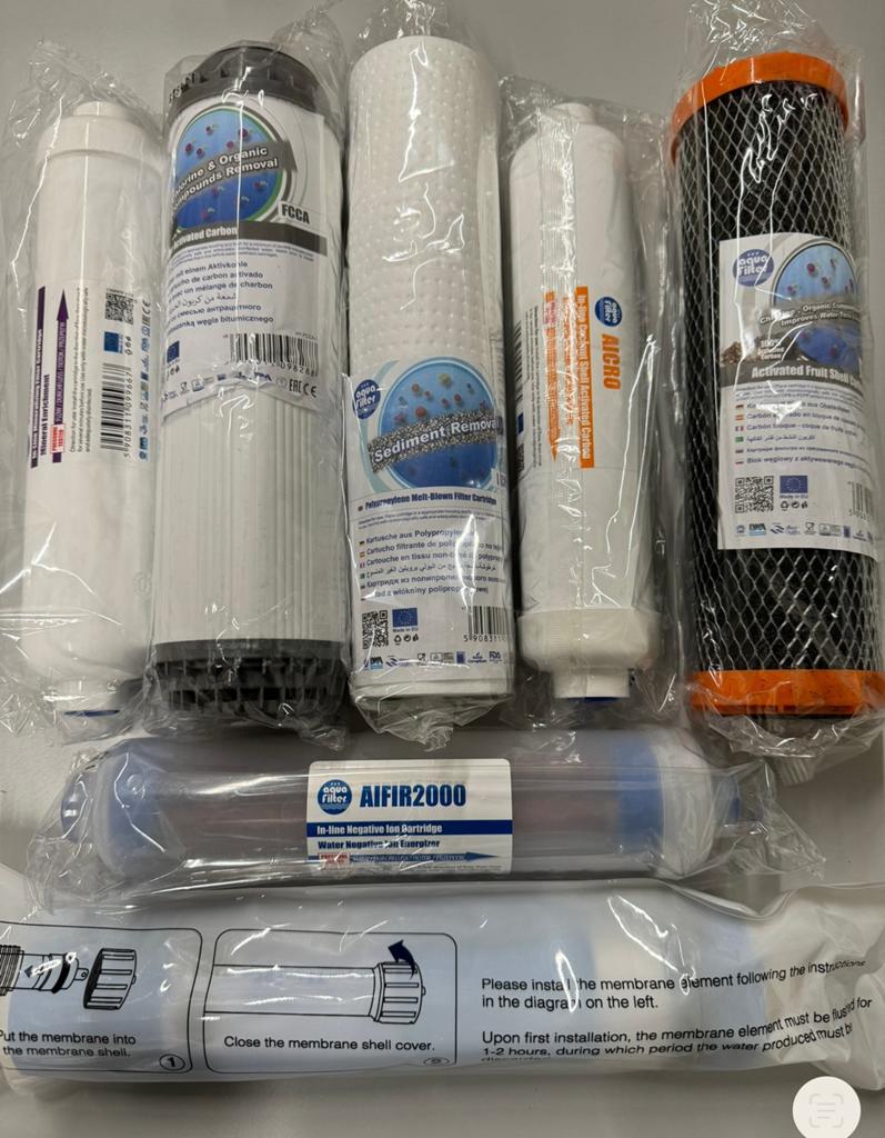 Aquafilter Osmose 7-stage nieuwe filters vervanging filter, Nieuw, Ophalen of Verzenden, H, H