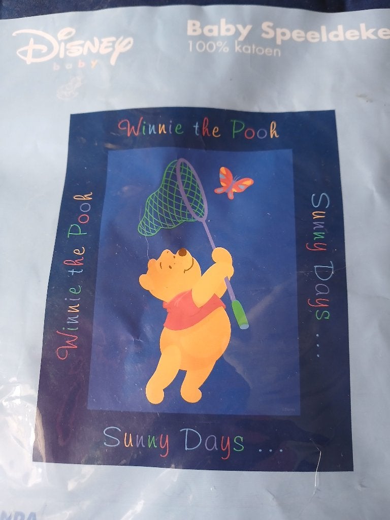 nieuwe baby speeldeken Winnie the Pooh Disney 100 bij 80 cm, Ophalen of Verzenden, Nieuw, Speelkleed