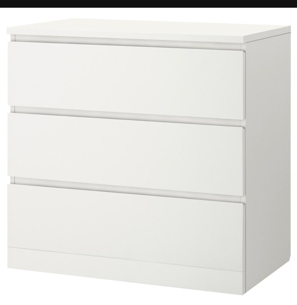 IKEA ladekast met 3 lades - wit, Ophalen