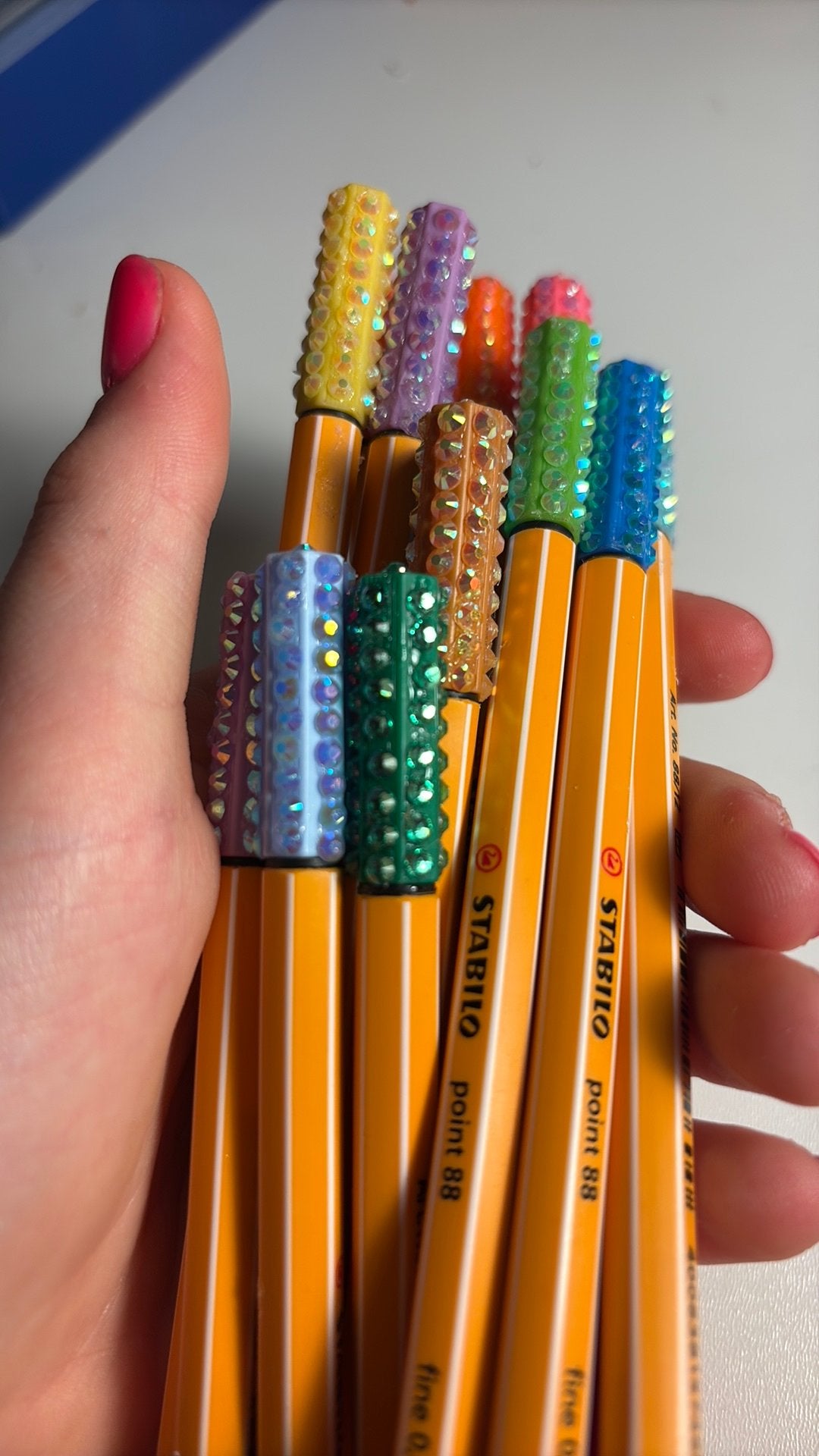 Bedazelde stift ophalen geen verzend kosten, Hobby en Vrije tijd, Ophalen of Verzenden, Zo goed als nieuw, Potlood of Stift