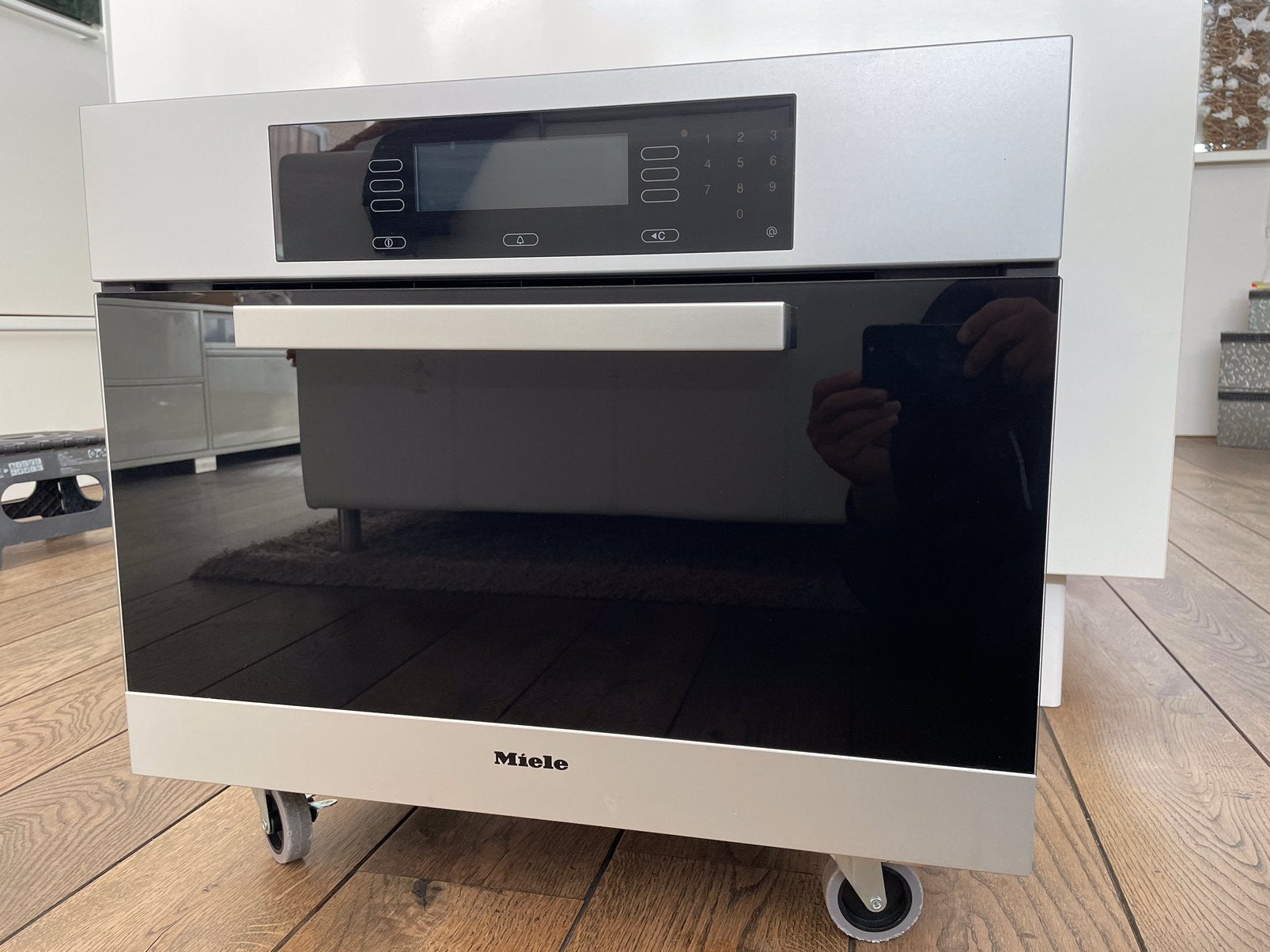 Miele Stoomoven NIEUW DG4080, Ophalen, 45 tot 50 cm, 60 cm of meer, Nieuw