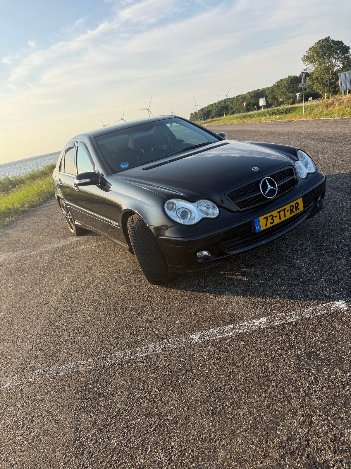 Mercedes-Benz C200 Kompressor, Auto's, Mercedes-Benz, 1385 kg, Achterwielaandrijving, Zwart, 4 cilinders