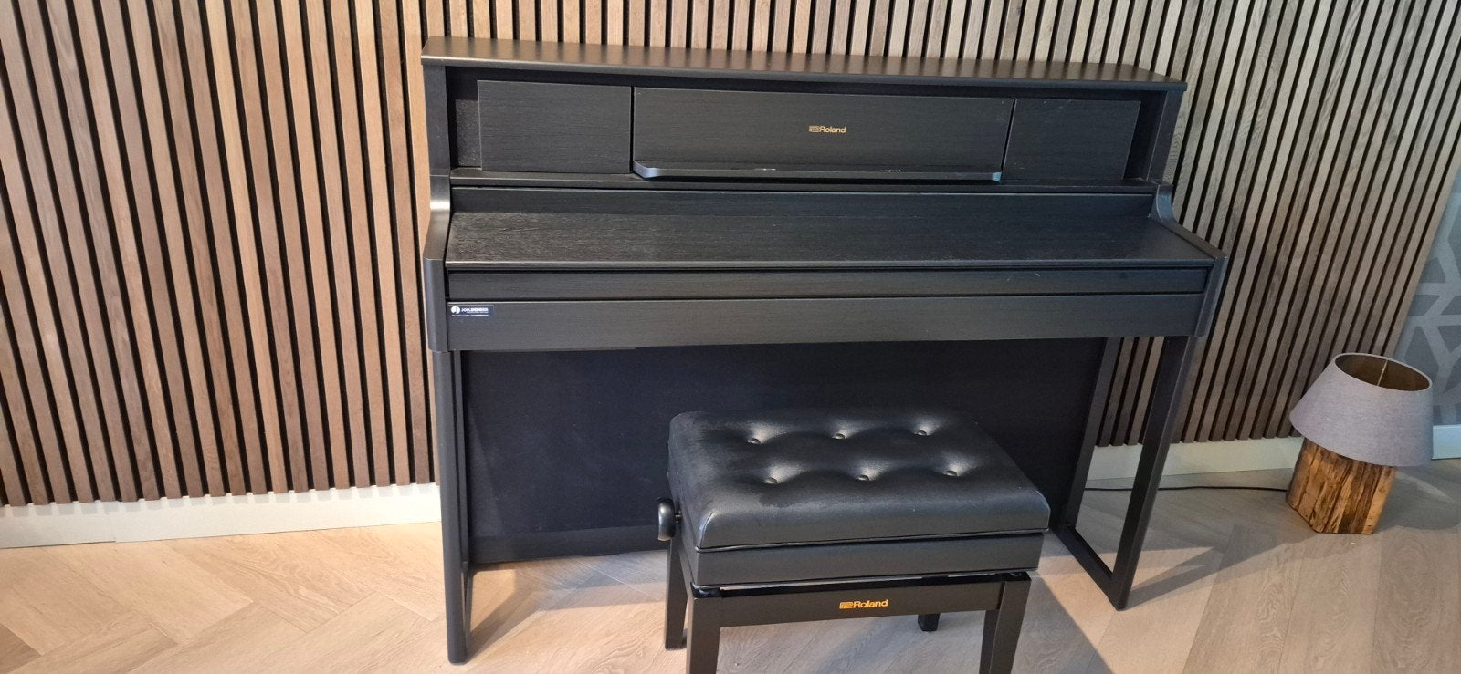 Roland LX705ch Digitale Piano - Zo goed als nieuw, Muziek en Instrumenten, Piano's, Ophalen, Zwart, Digitaal, Zo goed als nieuw