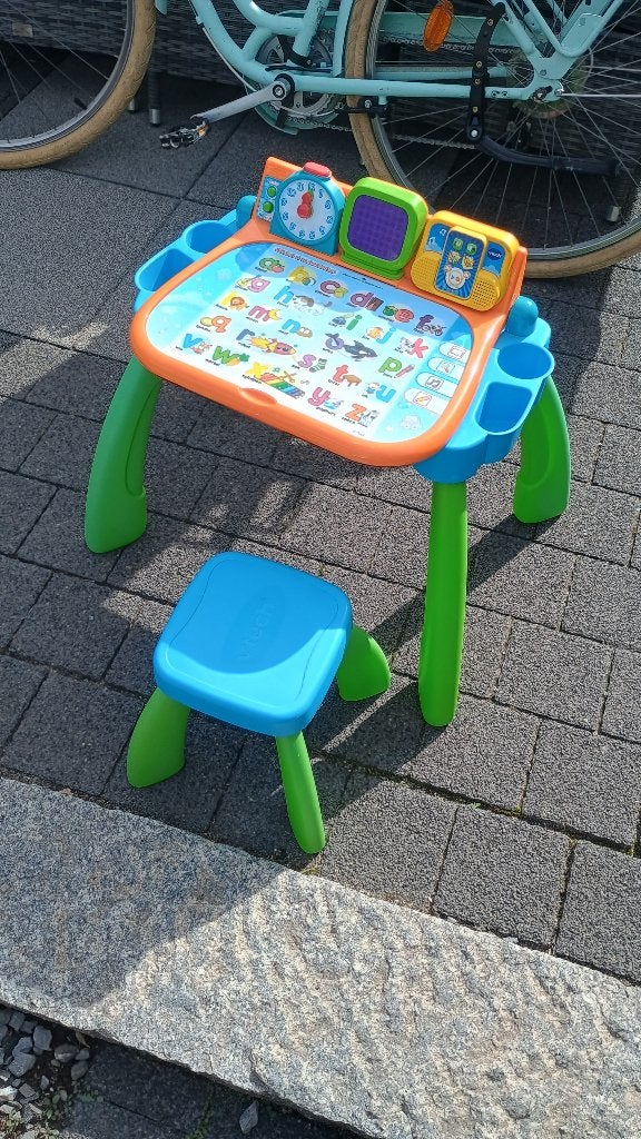 V-Tech magische bureau 3in1, Ophalen of Verzenden, Gebruikt, 2 tot 4 jaar