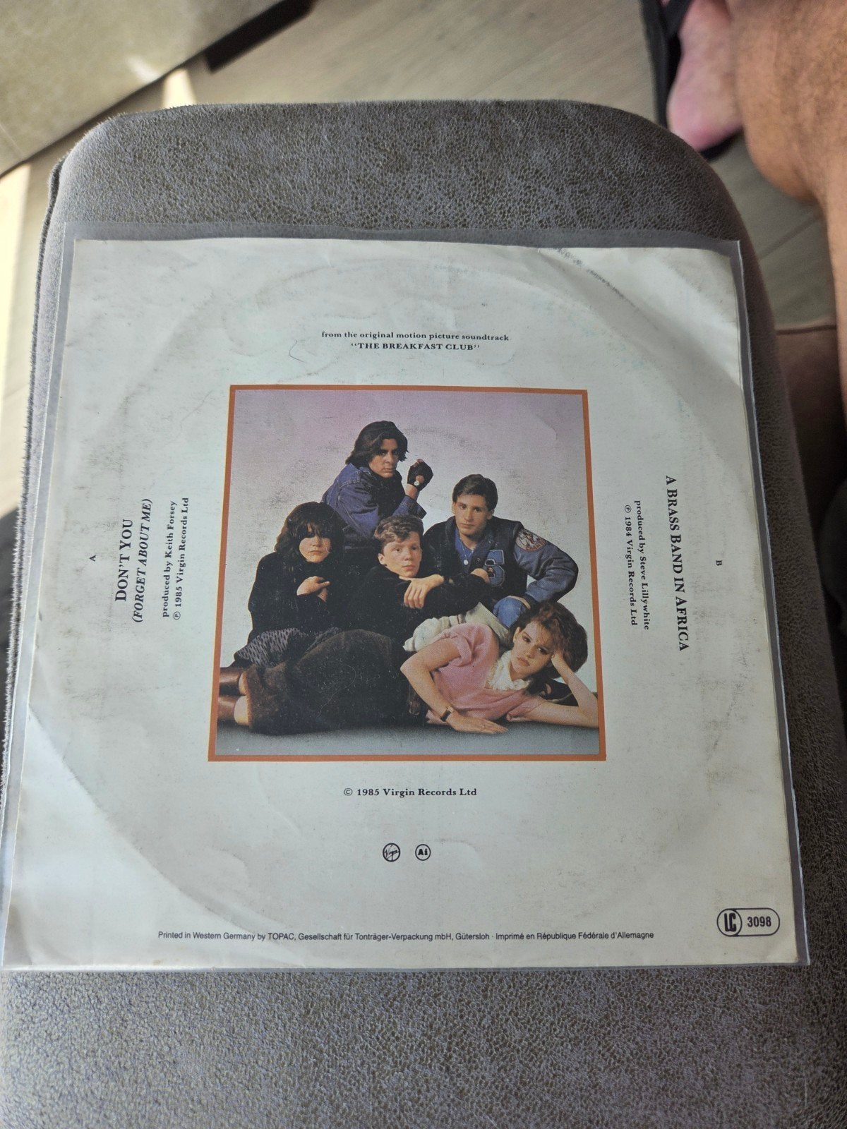 Simple Minds - Don't You (Forget About Me) 7 inch single, Gebruikt, Fotohoes, 7 inch, Ophalen of Verzenden