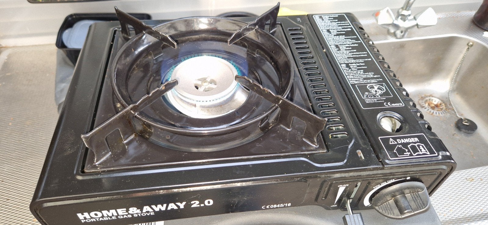 2x HOME&AWAY 2.0 Draagbaar Gasfornuis - Ideaal voor Outdoor, Ophalen, Gebruikt