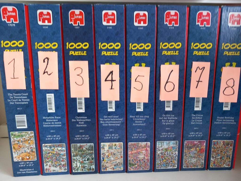 Jan van haasteren puzzels, Ophalen, Zo goed als nieuw