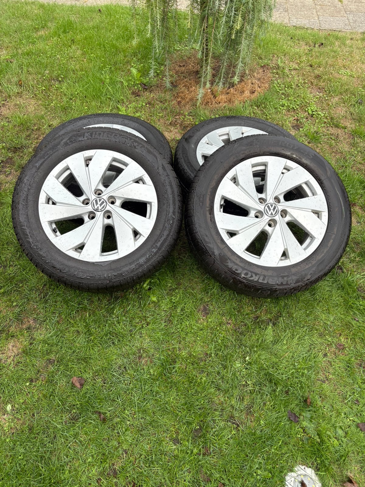 16” Originele Volkswagen Velgen - 5x100, Auto-onderdelen, Ophalen, Gebruikt, 16 inch, Banden en Velgen